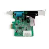 StarTech.com 2 prievadų PCI Express RS232 nuosekliojo prievado adapterio kortelė - PCIe RS232 nuosekliojo prievado valdiklio kortelė - PCIe į dviejų nuosekliųjų DB9 prievadų kortelę - 16950 UART - Išplėtimo kortelė - Windows ir Linux