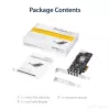 StarTech.com 4 prievadų USB 3.0 PCIe kortelė su 4 atskirais 5 Gbps kanalais (USB 3.1 Gen 1) - UASP - SATA / LP4 maitinimas - PCI Express adapterio kortelė