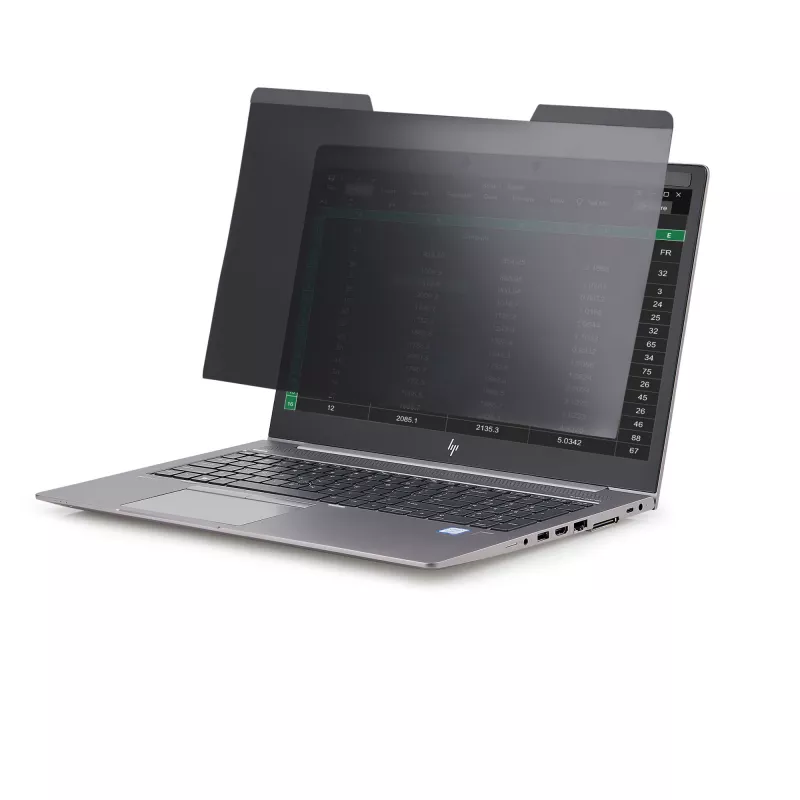 StarTech.com Nešiojamojo kompiuterio privatumo ekranas 15,6 col. nešiojamajam kompiuteriui - Magnetinis nuimamas nešiojamojo kompiuterio ekrano apsauginis filtras - Mėlyną šviesą mažinanti ekrano apsauga - 16:9 - Matinis / Blizgus - +/-30 laipsnių