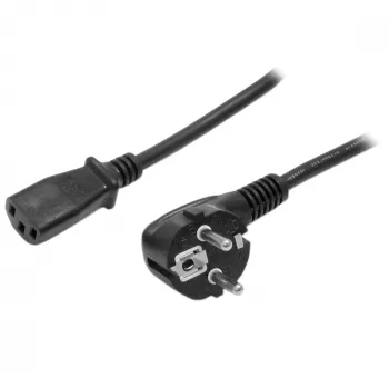 StarTech.com 2 m (6 pėdų) kompiuterio maitinimo laidas, 18AWG, EU Schuko į C13 maitinimo laidas, 250 V 10 A, juodas pakaitinis kintamosios srovės laidas, televizoriaus / monitoriaus maitinimo kabelis, Schuko CEE 7/7 į IEC 60320 C13 maitinimo laidas – kompiuterio maitinimo šaltinio kabelis