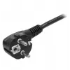 StarTech.com 2 m (6 pėdų) kompiuterio maitinimo laidas, 18AWG, EU Schuko į C13 maitinimo laidas, 250 V 10 A, juodas pakaitinis kintamosios srovės laidas, televizoriaus / monitoriaus maitinimo kabelis, Schuko CEE 7/7 į IEC 60320 C13 maitinimo laidas – kompiuterio maitinimo šaltinio kabelis