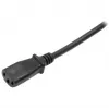 StarTech.com 2 m (6 pėdų) kompiuterio maitinimo laidas, 18AWG, EU Schuko į C13 maitinimo laidas, 250 V 10 A, juodas pakaitinis kintamosios srovės laidas, televizoriaus / monitoriaus maitinimo kabelis, Schuko CEE 7/7 į IEC 60320 C13 maitinimo laidas – kompiuterio maitinimo šaltinio kabelis