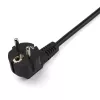 StarTech.com 2 m (6 pėd.) kompiuterio maitinimo Y laidas, 18AWG, EU Schuko į 2x C13, 10A 250V, juodas pakaitinis kintamosios srovės maitinimo laidas, spausdintuvo maitinimo laidas, kompiuterio maitinimo šaltinio kabelis, monitoriaus maitinimo laidas – UL sąraše