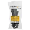 StarTech.com 2 m (6 pėd.) kompiuterio maitinimo Y laidas, 18AWG, EU Schuko į 2x C13, 10A 250V, juodas pakaitinis kintamosios srovės maitinimo laidas, spausdintuvo maitinimo laidas, kompiuterio maitinimo šaltinio kabelis, monitoriaus maitinimo laidas – UL sąraše