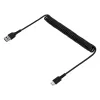 „StarTech.com“ 1 m USB A – USB C įkrovimo laidas, susuktas tvirtas greito įkrovimo ir sinchronizavimo laidas, aukštos kokybės USB 2.0 A į USB Type-C laidas, tvirtas aramidinis pluoštas, patvarus kištukas–kištukas USB laidas