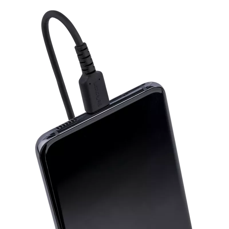 „StarTech.com“ 1 m USB A – USB C įkrovimo laidas, susuktas tvirtas greito įkrovimo ir sinchronizavimo laidas, aukštos kokybės USB 2.0 A į USB Type-C laidas, tvirtas aramidinis pluoštas, patvarus kištukas–kištukas USB laidas