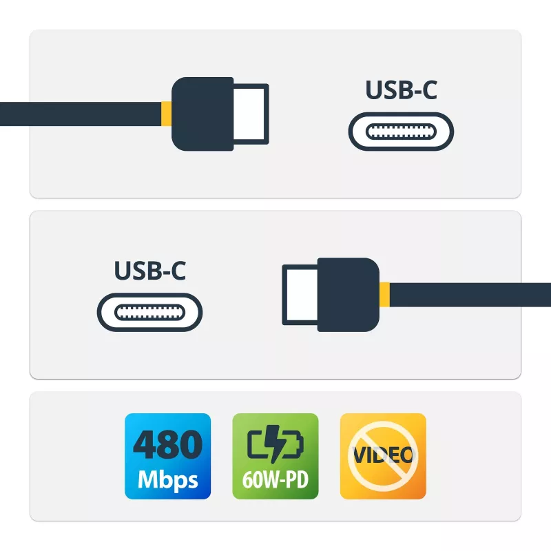 StarTech.com 1,8 m USB-C įkrovimo laidas stačiu kampu – 60W PD 3A – tvirtas greito įkrovimo USB-C laidas – juodas USB 2.0 Type-C – patvarus aramido pluoštas – USB įkrovimo laidas