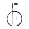 StarTech.com 1,8 m USB-C įkrovimo laidas stačiu kampu – 60W PD 3A – tvirtas greito įkrovimo USB-C laidas – juodas USB 2.0 Type-C – patvarus aramido pluoštas – USB įkrovimo laidas