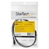 StarTech.com 1m USB-C įkrovimo kabelis – patvarus greitasis įkrovimas ir sinchronizavimas USB 2.0 Type-C į Type-C nešiojamojo kompiuterio įkroviklio laidas – TPE apvalkalas, aramido pluoštas, M/M, 60W, juodas – Samsung S10, S20, iPad Pro, MS Surface
