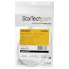 StarTech.com 1 m USB-C įkrovimo laidas – patvarus greitas įkrovimas ir sinchronizavimas, USB 2.0 C tipo į C tipo nešiojamojo kompiuterio įkroviklio laidas – TPE apvalkalas, aramidinis pluoštas, M/M, 60 W, baltas – Samsung S10, S20, iPad Pro, MS Surface