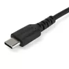StarTech.com 2m USB C įkrovimo laidas – Patvarus greitas įkrovimas ir sinchronizavimas USB 2.0 Type C į USB C nešiojamojo kompiuterio įkroviklio laidas – TPE apvalkalas Aramidinis pluoštas M/M 60W Juodas – Samsung S10 S20 iPad Pro MS Surface