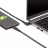StarTech.com 6,6 pėd. (2 m) USB-C laidas, stačiu kampu, USB 5 Gbps, 100 W (5 A) maitinimo tiekimas, 4K 60 Hz DP alternatyvusis režimas, tvirtas USB C laidas - suderinamas su Thunderbolt