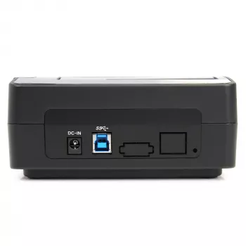 StarTech.com vieno lizdo USB 3.0 į SATA standžiųjų diskų prijungimo stotelė, USB 3.0 (5 Gbps) standžiųjų diskų prijungimo stotelė, išorinė 2,5/3,5 col. SATA I/II/III HDD/SSD prijungimo stotelė, viršuje įkraunamas standžiųjų diskų lizdas