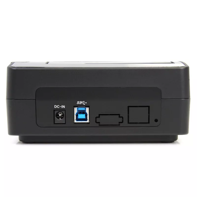 StarTech.com vieno lizdo USB 3.0 į SATA standžiųjų diskų prijungimo stotelė, USB 3.0 (5 Gbps) standžiųjų diskų prijungimo stotelė, išorinė 2,5/3,5 col. SATA I/II/III HDD/SSD prijungimo stotelė, viršuje įkraunamas standžiųjų diskų lizdas