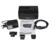 StarTech.com vieno lizdo USB 3.0 į SATA standžiųjų diskų prijungimo stotelė, USB 3.0 (5 Gbps) standžiųjų diskų prijungimo stotelė, išorinė 2,5/3,5 col. SATA I/II/III HDD/SSD prijungimo stotelė, viršuje įkraunamas standžiųjų diskų lizdas