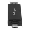 StarTech.com USB 3.0 atminties kortelių skaitytuvas / rašytuvas SD ir microSD kortelėms - USB-C ir USB-A