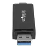 StarTech.com USB 3.0 atminties kortelių skaitytuvas / rašytuvas SD ir microSD kortelėms - USB-C ir USB-A