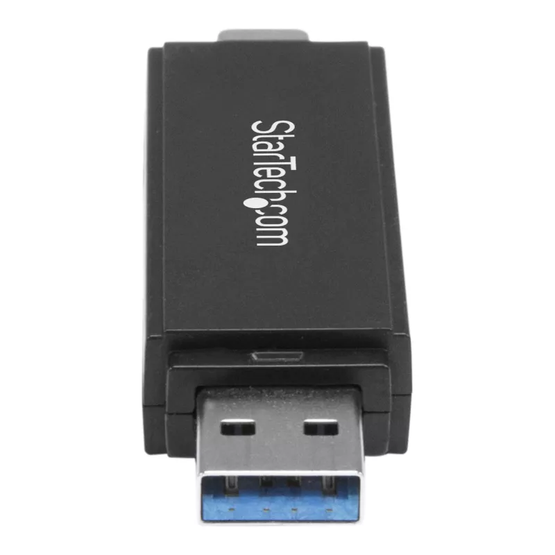StarTech.com USB 3.0 atminties kortelių skaitytuvas / rašytuvas SD ir microSD kortelėms - USB-C ir USB-A