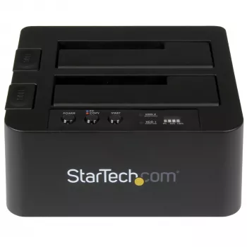 StarTech.com Atskira standžiojo disko kopijavimo stotis, dviejų lizdų HDD/SSD klonavimo/kopijavimo įrenginys, USB 3.1 (10 Gbps) prie SATA III HDD/SSD prijungimo stotelė, standžiojo disko kopijavimo stotelė, standžiojo disko klonavimo įrenginys
