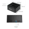StarTech.com Atskira standžiojo disko kopijavimo stotis, dviejų lizdų HDD/SSD klonavimo/kopijavimo įrenginys, USB 3.1 (10 Gbps) prie SATA III HDD/SSD prijungimo stotelė, standžiojo disko kopijavimo stotelė, standžiojo disko klonavimo įrenginys