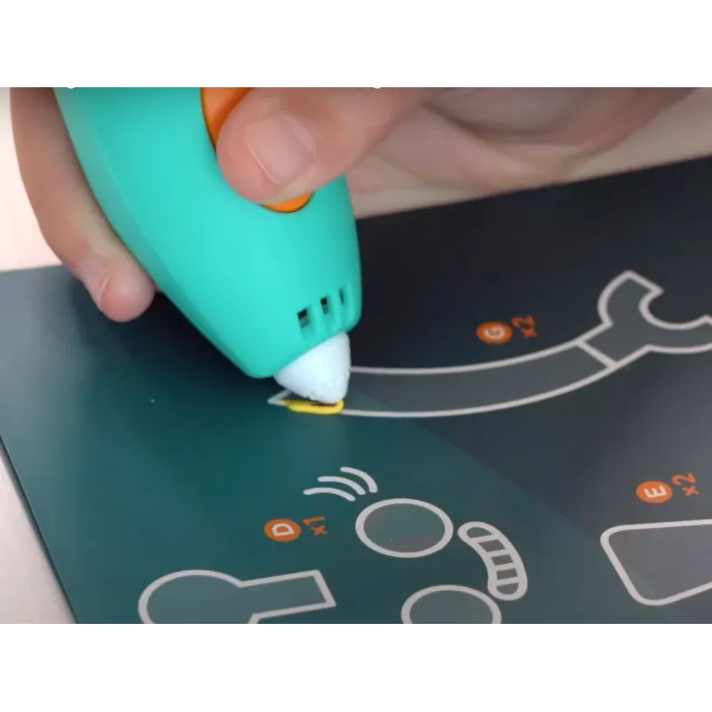 3Doodler Start Plus 3D rašiklis 0,77 mm Žydra, Geltona