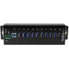 StarTech.com 10 prievadų pramoninio USB 3.0 šakotuvo apsauga nuo ESD ir viršįtampių~10 prievadų USB 3.0 šakotuvas - 5Gbps - Metalinis pramoninis USB-A šakotuvas su ESD ir apsauga nuo viršįtampių - DIN bėgelio, sieninio ar stalinio montavimo - TAA atitinkantis USB plėtiklis
