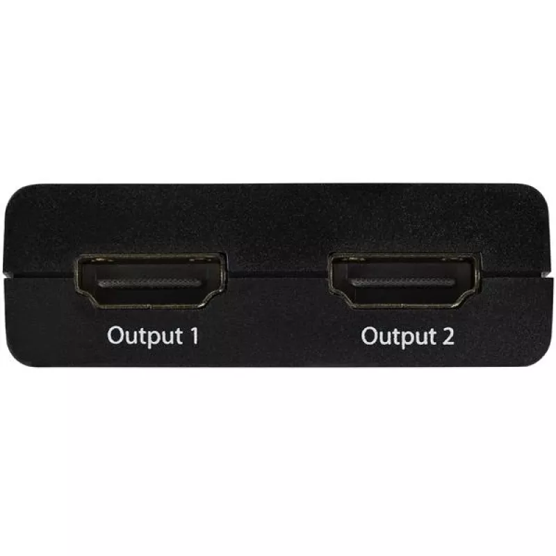 StarTech.com 4K HDMI 2 prievadų vaizdo skirstytuvas – 1x2 HDMI skirstytuvas – maitinamas per USB arba maitinimo adapterį – 4K 30Hz