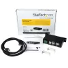 StarTech.com 4 prievadų USB 2.0 šakotuvas – metalinis pramoninis USB-A šakotuvas – montuojamas ant DIN bėgelio, sienos ar stalo USB duomenų šakotuvas – TAA atitinkantis USB plėtiklis