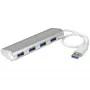 “StarTech.com” 4 prievadų USB šakotuvas, USB A į 4x USB-A prievadus, USB 5 Gb/s, tvirta konstrukcija, maitinamas per magistralę, nešiojamas nešiojamojo kompiuterio USB 3.0 šakotuvas