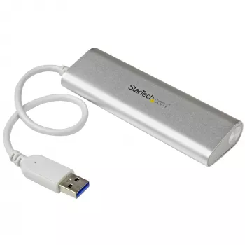 “StarTech.com” 4 prievadų USB šakotuvas, USB A į 4x USB-A prievadus, USB 5 Gb/s, tvirta konstrukcija, maitinamas per magistralę, nešiojamas nešiojamojo kompiuterio USB 3.0 šakotuvas