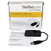 StarTech.com Nešiojamas 4 prievadų supergreitas mini USB 3.0 šakotuvas – juodas~Nešiojamas 4 prievadų supergreitas mini USB 3.0 šakotuvas – 5 Gbps – juodas