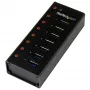 StarTech.com 7 prievadų USB 3.0 šakotuvas – staliniam arba sieniniam montavimui, metalinis korpusas~7 prievadų USB 3.0 šakotuvas (5 Gbps) – staliniam arba sieniniam montavimui, metalinis korpusas