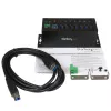 StarTech.com 7 prievadų pramoninis USB 3.0 šakotuvas su ESD apsauga ~ 7 prievadų USB 3.0 šakotuvas (5 Gbps) - metalinis pramoninis USB-A šakotuvas su ESD apsauga ir 350 W apsauga nuo viršįtampių - montuojamas ant DIN bėgelio, sienos ar stalo - TAA reikalavimus atitinkantis USB plėstuvas