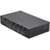 StarTech.com 4 prievadų HDMI KVM jungiklis – vienas monitorius 4K 60Hz Ultra HD HDR – Staliniam kompiuteriui skirtas HDMI 2.0 KVM jungiklis su 2 prievadų USB 3.0 šakotuvu (5 Gbps) ir 4x USB 2.0 HID, garsu – perjungimas sparčiaisiais klavišais – TAA