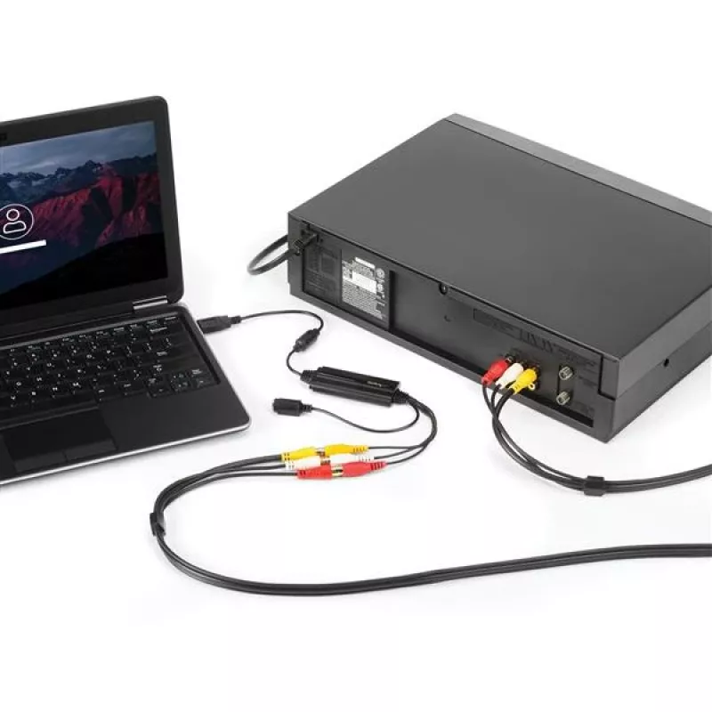 StarTech.com USB vaizdo fiksavimo adapterio laidas – S-Video/Composite į USB 2.0 SD vaizdo fiksavimo įrenginio laidas – TWAIN palaikymas – analoginis į skaitmeninį keitiklis laikmenų saugojimui – tik Windows
