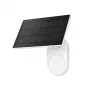 „TP-Link Tapo“ saulės baterija SPEC.: 5,2 V 2,5 W FUNKCIJA: Type-C įkrovimo prievadas, nenutrūkstamas maitinimas, lankstus saulės baterijos montavimas, veikia su baterijos kamera, 4 m įkrovimo laidas (bendras), atspari oro sąlygoms (IP65)