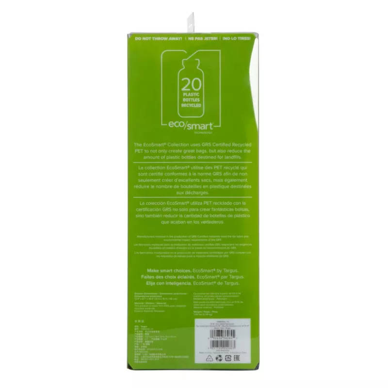 Casual kuprinė Targus Zero Waste juoda Perdirbtas plastikas 21 l