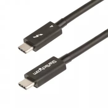 StarTech.com 3 pėdų (1 m) Thunderbolt 4 laidas - 40 Gbps - 100 W PD - 4K/8K vaizdo įrašas - „Intel“ sertifikuotas „Thunderbolt“ laidas - suderinamas su USB4 / Thunderbolt 3 / USB 3.2 / USB-C / DisplayPort