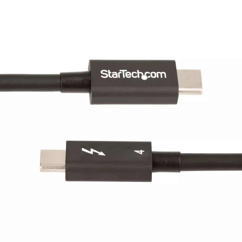 StarTech.com 3 pėdų (1 m) Thunderbolt 4 laidas - 40 Gbps - 100 W PD - 4K/8K vaizdo įrašas - „Intel“ sertifikuotas „Thunderbolt“ laidas - suderinamas su USB4 / Thunderbolt 3 / USB 3.2 / USB-C / DisplayPort