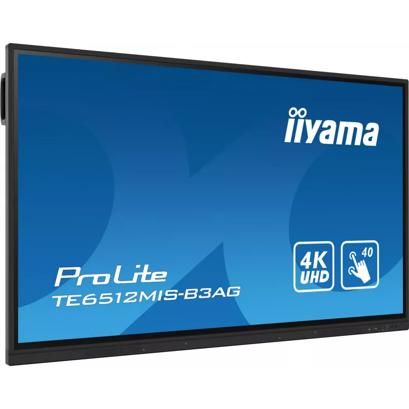 iiyama 65 colių interaktyvus 4K UHD jutiklinis ekranas, pakeliantis interaktyvų bendradarbiavimą