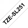 Brother TZESL251 etikečių gamybos juostelė, juoda ant balto