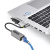 StarTech.com 2.5GbE USB-C prie eterneto adapteris su USB-A keitikliu, NBASE-T NIC, USB 3.0 Type-C 2.5/1G kelių greičių tinklas, Thunderbolt suderinamas, Windows ir Mac