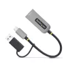 StarTech.com 2.5GbE USB-C prie eterneto adapteris su USB-A keitikliu, NBASE-T NIC, USB 3.0 Type-C 2.5/1G kelių greičių tinklas, Thunderbolt suderinamas, Windows ir Mac