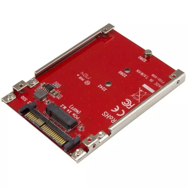 StarTech.com M.2 diskasukio į U.2 (SFF-8639) pagrindinio kompiuterio adapteris M.2 PCIe NVMe SSD diskams
