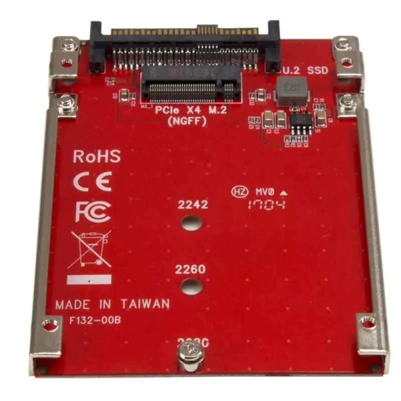 StarTech.com M.2 diskasukio į U.2 (SFF-8639) pagrindinio kompiuterio adapteris M.2 PCIe NVMe SSD diskams
