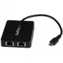 StarTech.com USB-C į du Gigabit Ethernet adapterius su USB (Type-A) prievadu