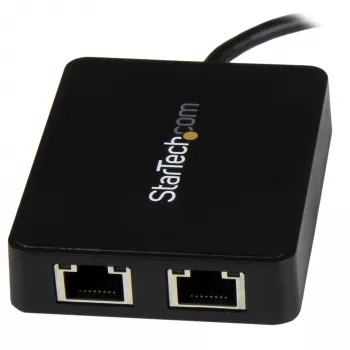 StarTech.com USB-C į du Gigabit Ethernet adapterius su USB (Type-A) prievadu