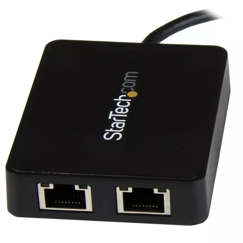 StarTech.com USB-C į du Gigabit Ethernet adapterius su USB (Type-A) prievadu