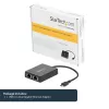 StarTech.com USB-C į du Gigabit Ethernet adapterius su USB (Type-A) prievadu
