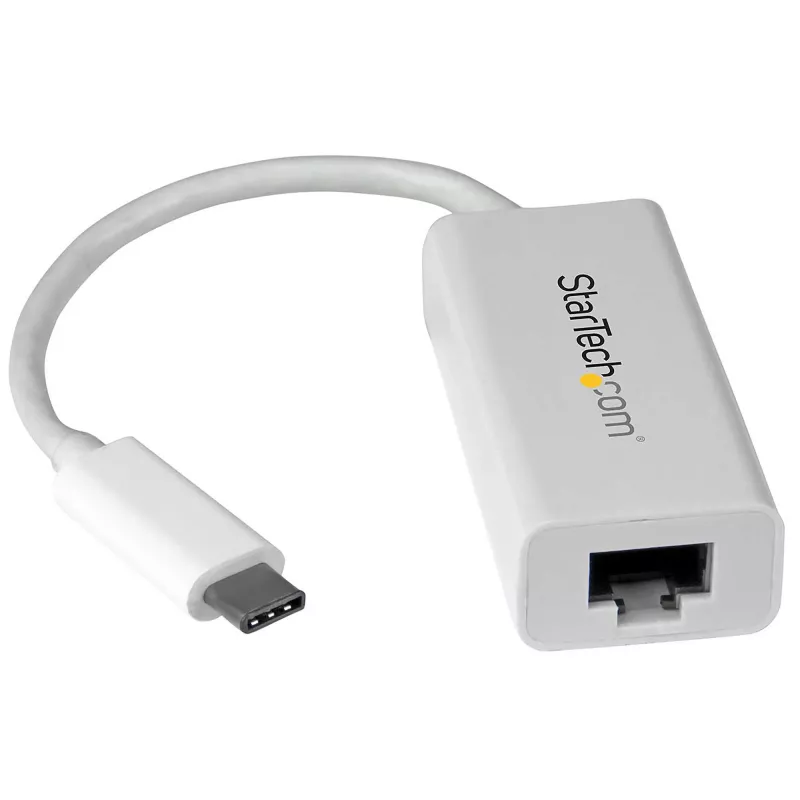 StarTech.com USB-C į Gigabit tinklo adapteris - balta, laidinis, USB Type-C, Ethernet, 5000 Mbit/s, balta
